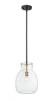 1 Light Pendant (276|476P-ROD-MB-OBR)