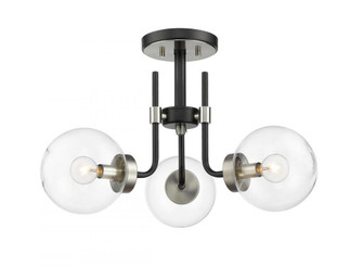 3 Light Semi Flush Mount (276|477-3SF-MB-BN)