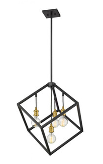 4 Light Chandelier (276|478P24-BRZ-OBR)