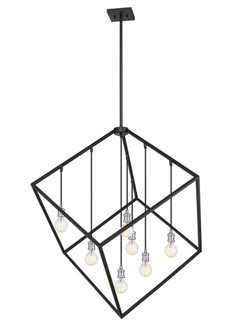 7 Light Chandelier (276|478P44-MB-BN)