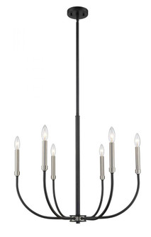 6 Light Chandelier (276|479-6MB-BN)
