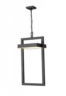 1 Light Outdoor Chain Mount Ceiling Fixture (276|566CHXL-BK-LED)