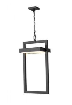 1 Light Outdoor Chain Mount Ceiling Fixture (276|566CHXL-BK-LED)