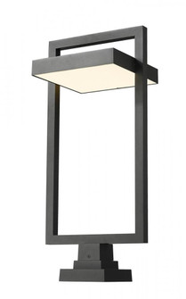 1 Light Outdoor Pier Mounted Fixture (276|566PHXLS-SQPM-BK-LED)