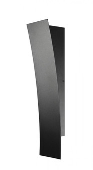 1 Light Outdoor Wall Light (276|581M-BK-LED)