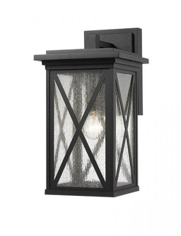 1 Light Outdoor Wall Light (276|583B-BK)