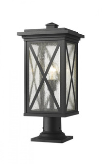 1 Light Outdoor Pier Mounted Fixture (276|583PHBR-533PM-BK)