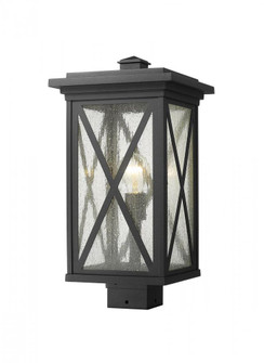 1 Light Outdoor Post Mount Fixture (276|583PHBS-BK)