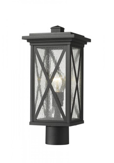 1 Light Outdoor Post Mount Fixture (276|583PHMR-BK)