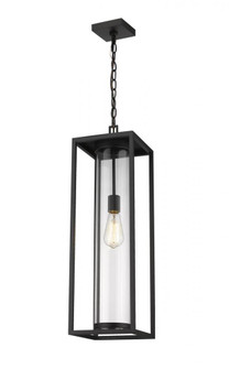 1 Light Outdoor Chain Mount Ceiling Fixture (276|584CHB-BK)