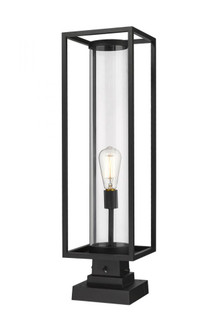 1 Light Outdoor Pier Mounted Fixture (276|584PHBS-SQPM-BK)