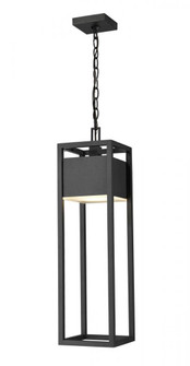 1 Light Outdoor Chain Mount Ceiling Fixture (276|585CHB-BK-LED)