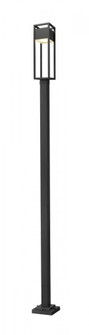 1 Light Outdoor Post Mounted Fixture (276|585PHBS-536P-BK-LED)