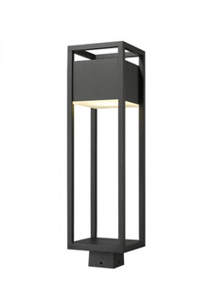 1 Light Outdoor Post Mount Fixture (276|585PHBS-BK-LED)