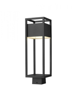 1 Light Outdoor Post Mount Fixture (276|585PHMS-BK-LED)