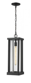 1 Light Outdoor Chain Mount Ceiling Fixture (276|586CHB-BK)