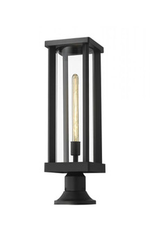 1 Light Outdoor Pier Mounted Fixture (276|586PHBR-553PM-BK)