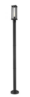 1 Light Outdoor Post Mounted Fixture (276|586PHMR-567P-BK)