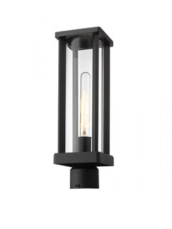 1 Light Outdoor Post Mount Fixture (276|586PHMR-BK)