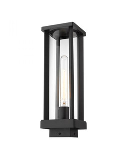 1 Light Outdoor Post Mount Fixture (276|586PHMS-BK)