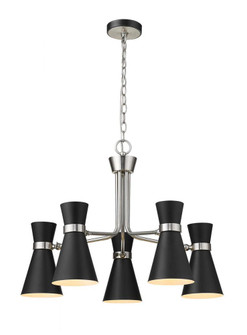 5 Light Chandelier (276|728-5MB-BN)
