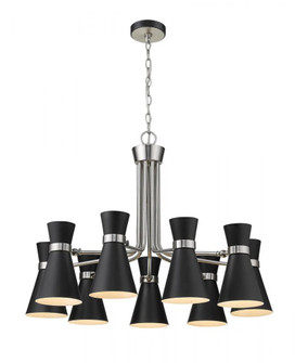 9 Light Chandelier (276|728-9MB-BN)