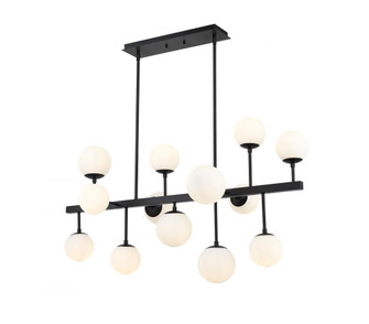 13 Light Linear Chandelier (276|730-13L-MB)