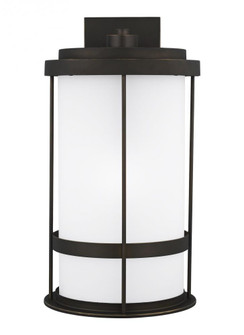 Wilburn modern 1-light outdoor exterior Dark Sky compliant extra large wall lantern sconce in antiqu (38|8890901D-71)