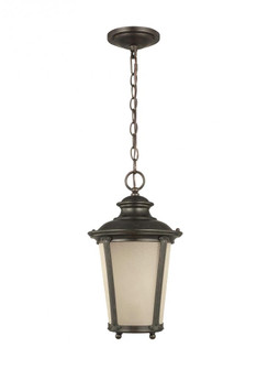 Cape May traditional 1-light LED outdoor exterior hanging ceiling pendant in burled iron grey finish (38|62240EN3-780)