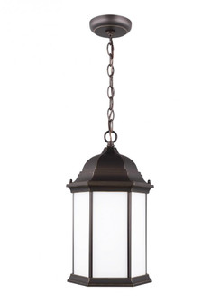 Sevier traditional 1-light outdoor exterior ceiling hanging pendant in antique bronze finish with sa (38|6238751-71)