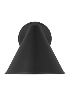 Crittenden mid century modern 1-light outdoor exterior Dark Sky compliant small wall lantern sconce (38|8438501-12)