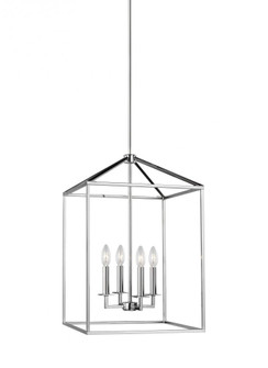 Perryton transitional 4-light LED indoor dimmable medium ceiling pendant hanging chandelier light in (38|5115004EN-05)