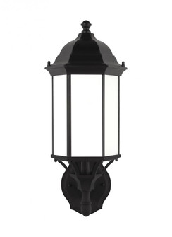 Sevier traditional 1-light outdoor exterior medium uplight outdoor wall lantern sconce in black fini (38|8838751-12)