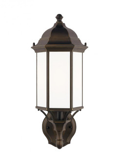 Sevier traditional 1-light outdoor exterior medium uplight outdoor wall lantern sconce in antique br (38|8838751-71)