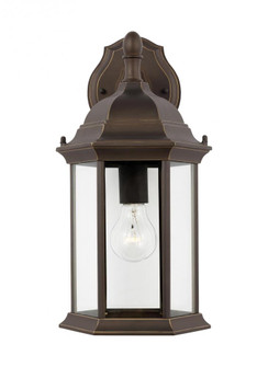 Sevier traditional 1-light outdoor exterior medium downlight outdoor wall lantern sconce in antique (38|8938701-71)