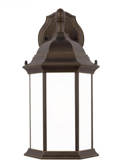 Sevier traditional 1-light outdoor exterior medium downlight outdoor wall lantern sconce in antique (38|8938751-71)