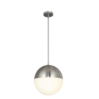 Ion 1-Light 14'' Pendant (254|FSN-4152-OPAL-NCKL)