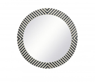 Round Mirror 28 Inch in Chevron (758|MR52828)