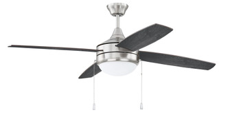 Phaze 4 52'' 4-Blade Ceiling Fan in Brushed Polished Nickel w/ Brushed Nickel/Greywood Blades; In (20|PHA52BNK4-BNGW)