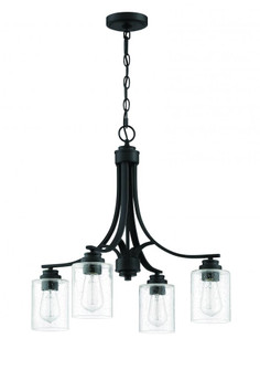 Bolden 4 Light Chandelier in Flat Black (20|50524-FB)