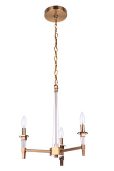 Tarryn 3 Light Chandelier in Satin Brass (20|53223-SB)
