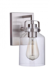 Foxwood 1 Light Wall Sconce in Brushed Polished Nickel (20|53601-BNK)