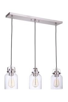 Foxwood 3 Light Pendant in Brushed Polished Nickel (20|53693-BNK)