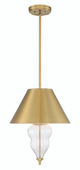 Nabu 3 Light Pendant in Satin Brass (20|P955SB3)