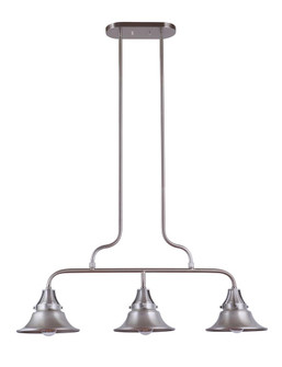 Union 3 Light Outdoor Island in Satin Aluminum (20|54073-SA)