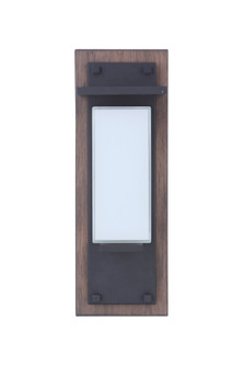 Heights 1 Light Small Outdoor LED Wall Lantern in Whiskey Barrel/Midnight (20|ZA2502-WBMN-LED)