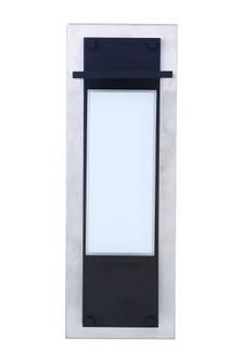 Heights 1 Light Large Outdoor LED Wall Lantern in Stainless Steel/Midnight (20|ZA2522-SSMN-LED)
