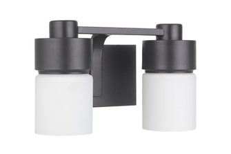 District 2 Light Vanity in Flat Black (20|12314FB2)