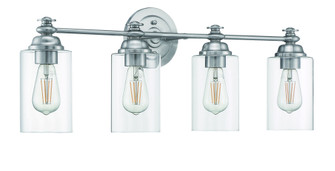 Dardyn 4 Light Vanity in Brushed Polished Nickel (Clear Glass) (20|49804-BNK-C)
