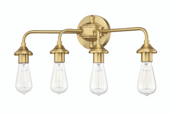 Bridgestone 4 Light Vanity in Satin Brass (20|53004-SB)